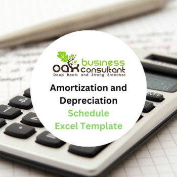 Amortization and Depreciation Schedule Template - Product Image