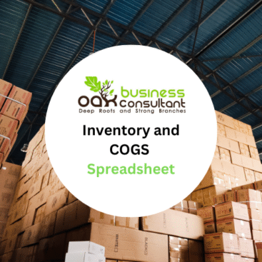 Inventory and COGS spreadsheet - Product Image